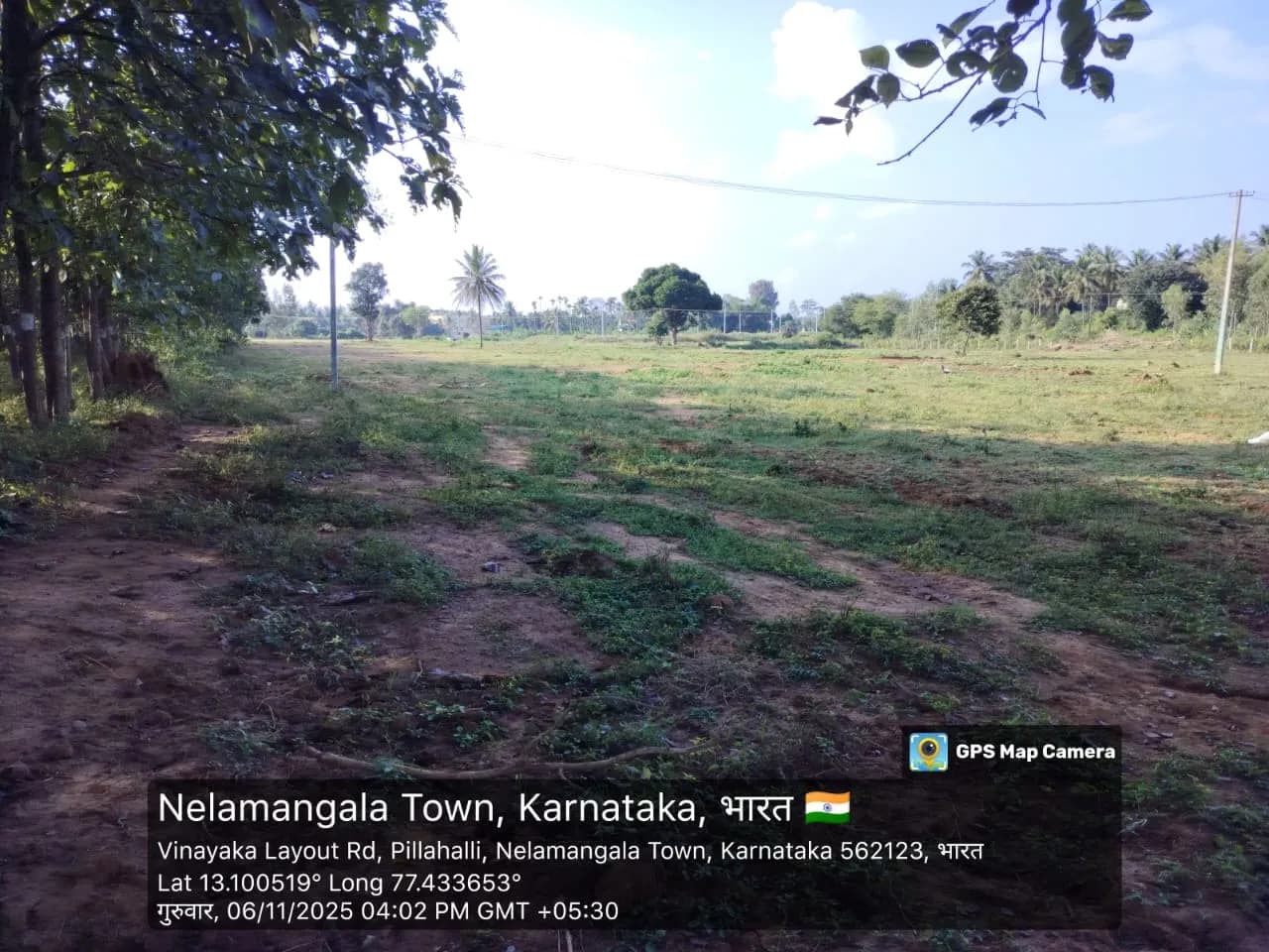GT Landmark: Site photo filed with Karnataka RERA