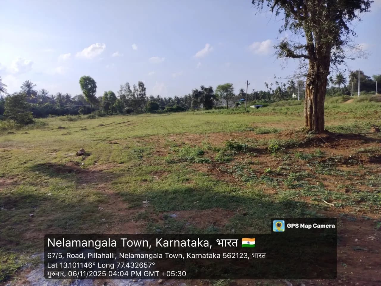 GT Landmark: Site photo filed with Karnataka RERA
