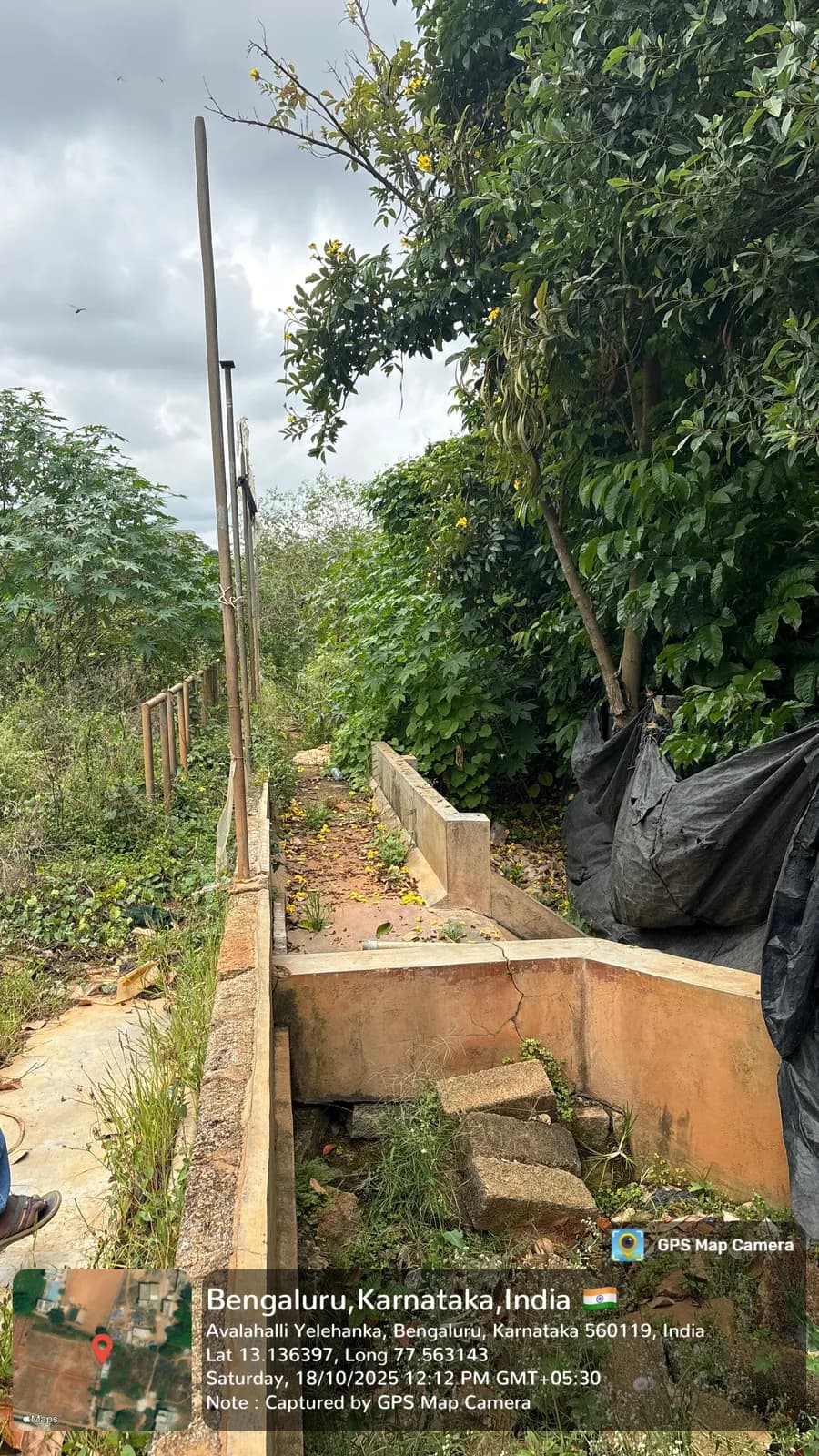 Vajram Chrysanthemum: Site photo filed with Karnataka RERA