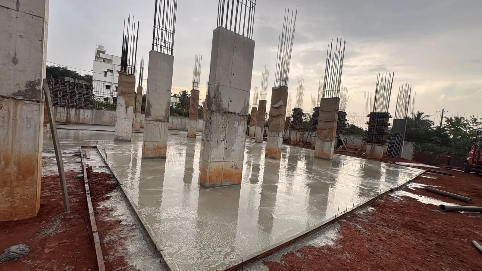 Vajram Chrysanthemum: Site photo filed with Karnataka RERA