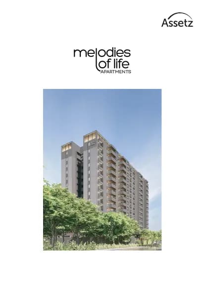 Assetz Inspira Melodies of Life Apartments: Annexure 47-RERA Brochure, page 1 (filed with Karnataka RERA)