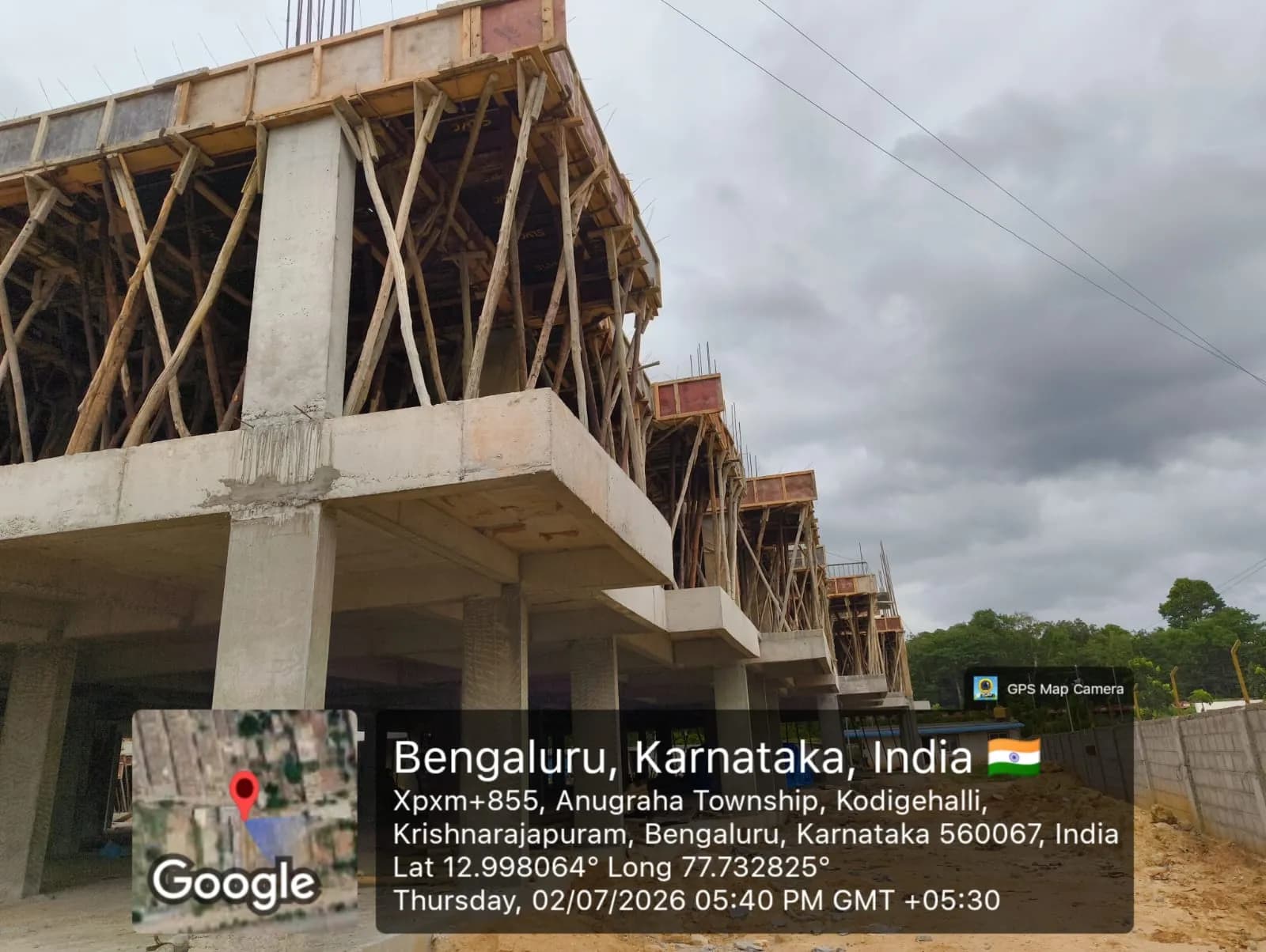 Sri Balaji Grand: Site photo filed with Karnataka RERA