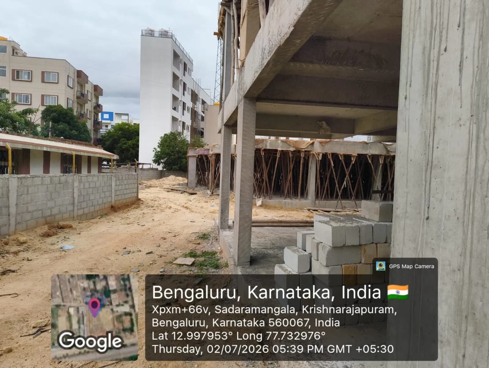 Sri Balaji Grand: Site photo filed with Karnataka RERA