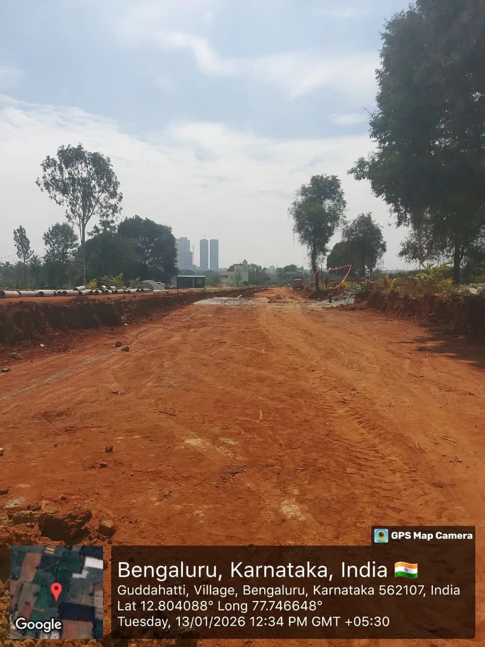 Rhythm Of Earth: Site photo filed with Karnataka RERA