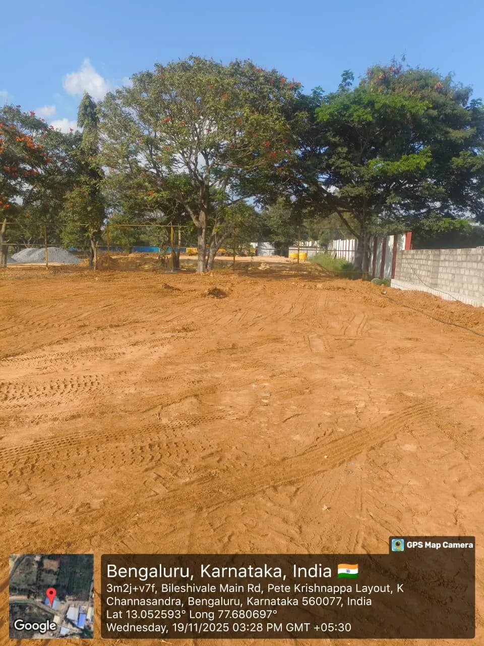 Solcrest: Site photo filed with Karnataka RERA