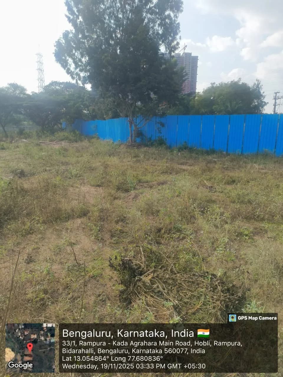 Solcrest: Site photo filed with Karnataka RERA