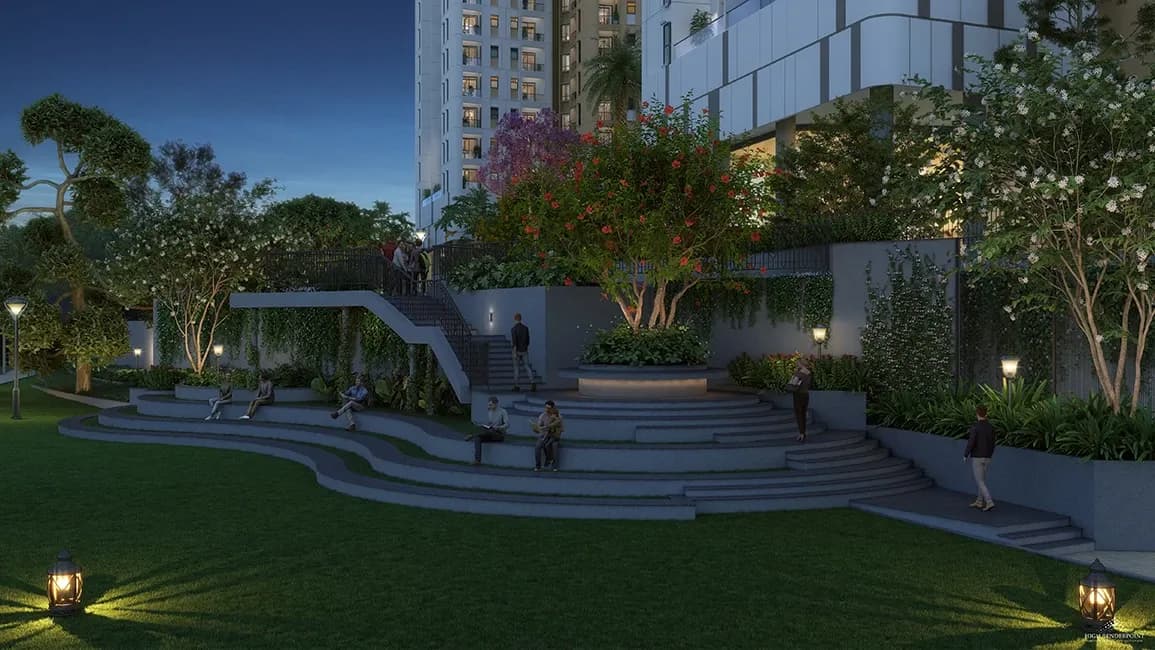 Sattva Vasanta Cove: Amphitheatre outdoor amenity (artist’s impression)