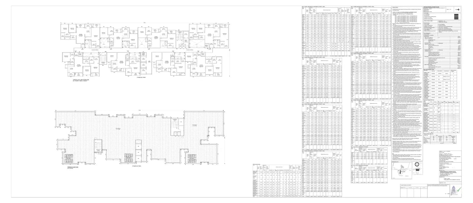 Sumadhura Solace: 11 3rd Floor Plan to Terrace Plan for Tower-6.pdf (filed with Karnataka RERA)