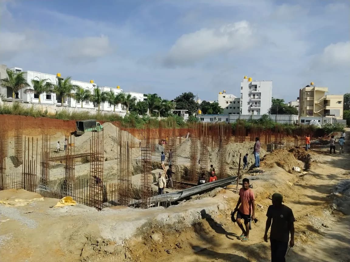 Simhadri: Site photo filed with Karnataka RERA