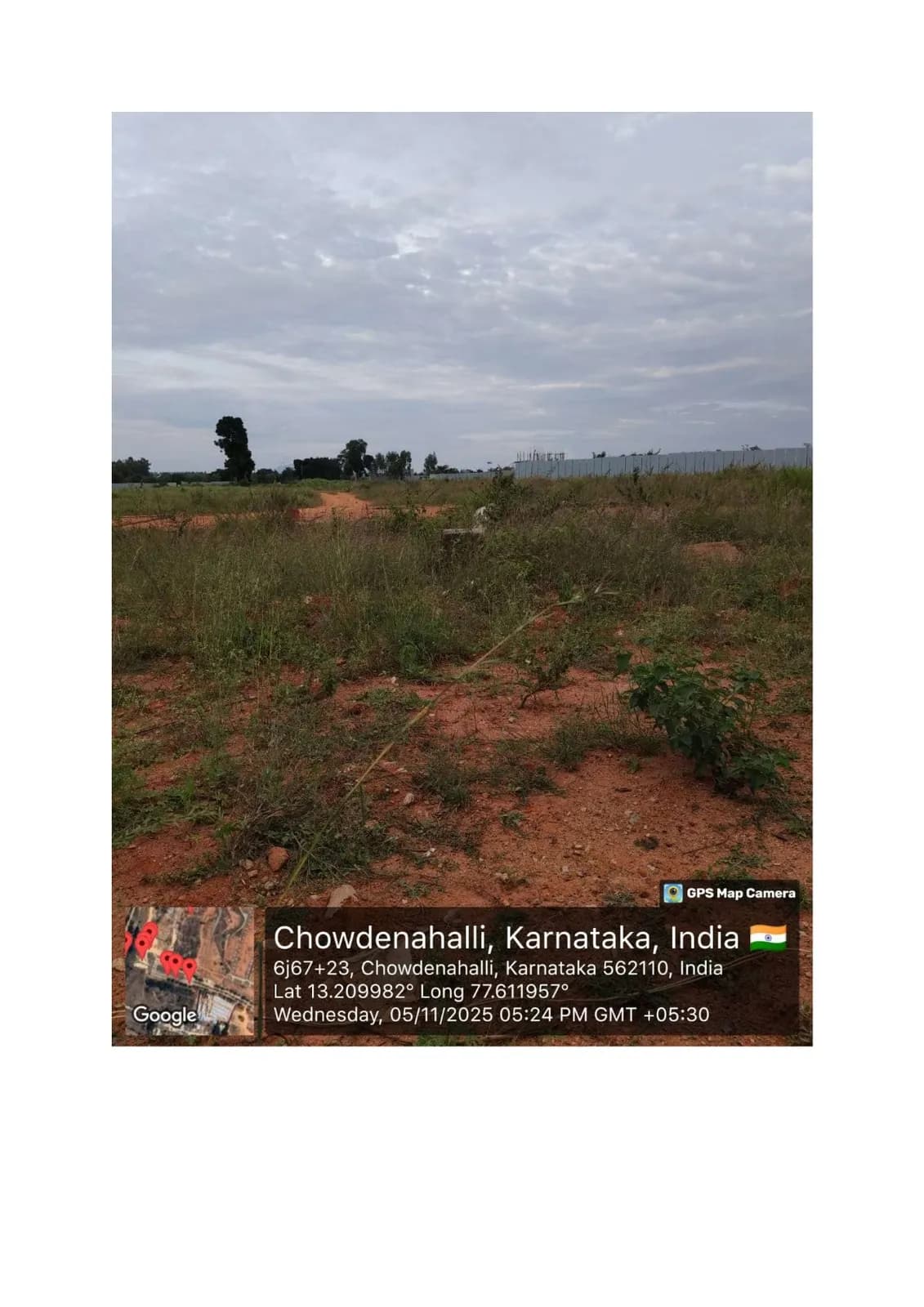 Embassy Greenshore: Site photo filed with Karnataka RERA