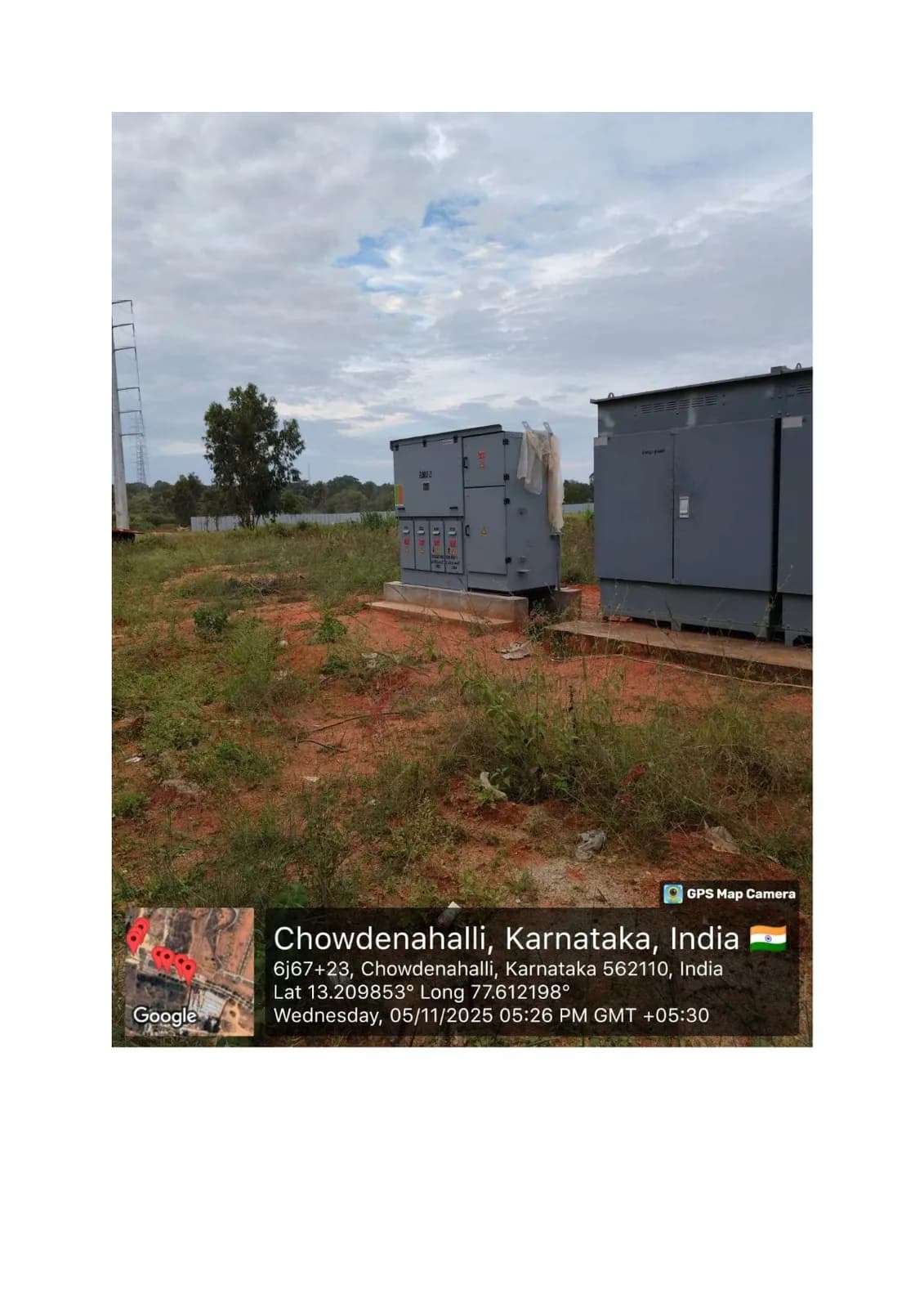 Embassy Greenshore: Site photo filed with Karnataka RERA