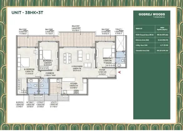 Godrej Woods: Brochure, page 6 (filed with Karnataka RERA)