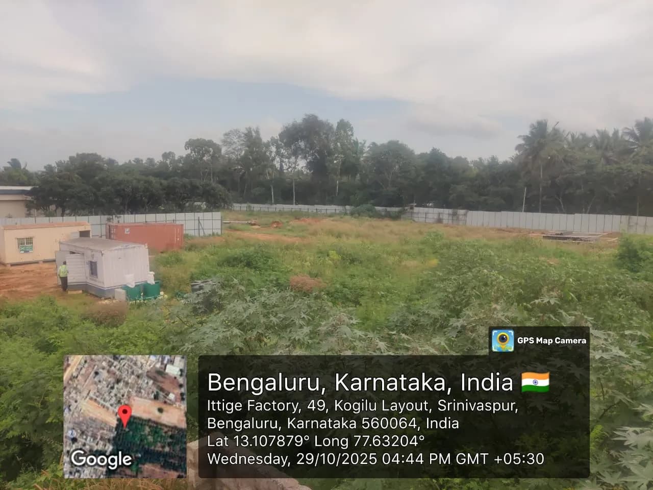 Godrej Woods: Site photo filed with Karnataka RERA
