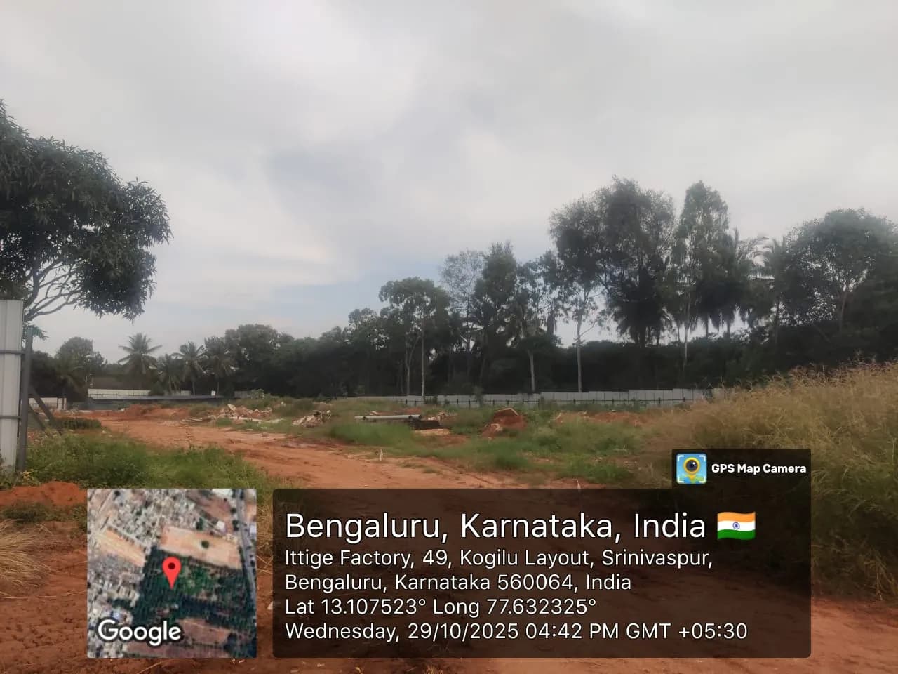 Godrej Woods: Site photo filed with Karnataka RERA