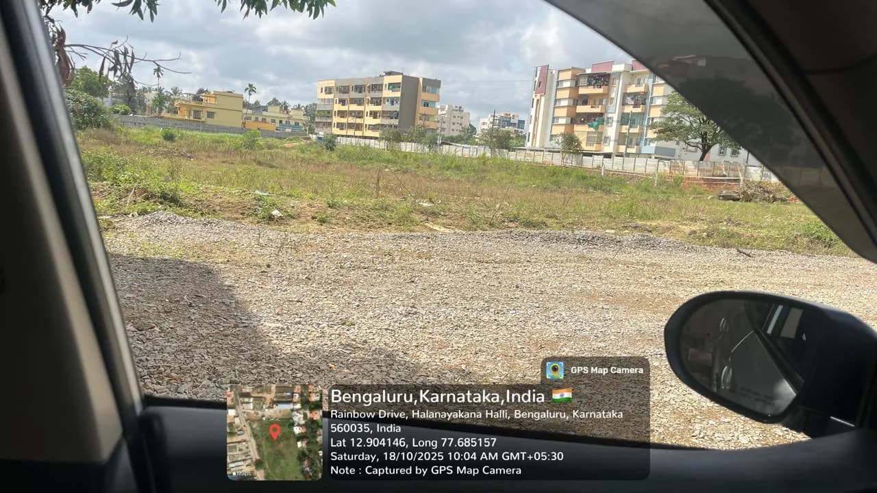 Roach Cicada: Site photo filed with Karnataka RERA