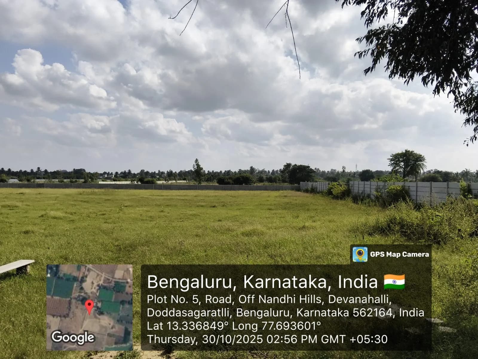 Brush Strokes By MH: Site photo filed with Karnataka RERA