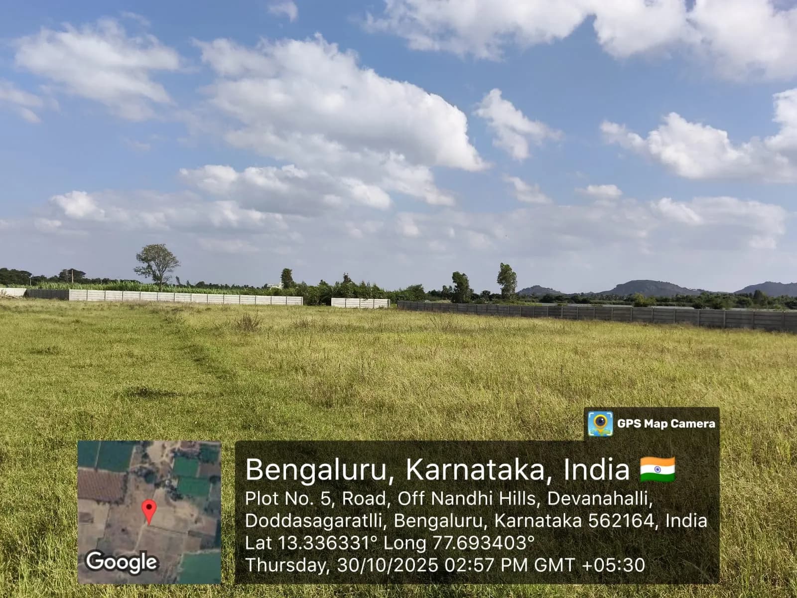 Brush Strokes By MH: Site photo filed with Karnataka RERA