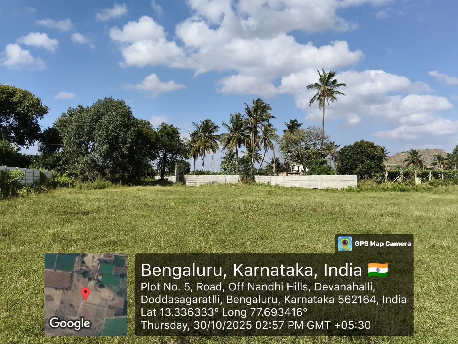 Brush Strokes By MH: Site photo filed with Karnataka RERA