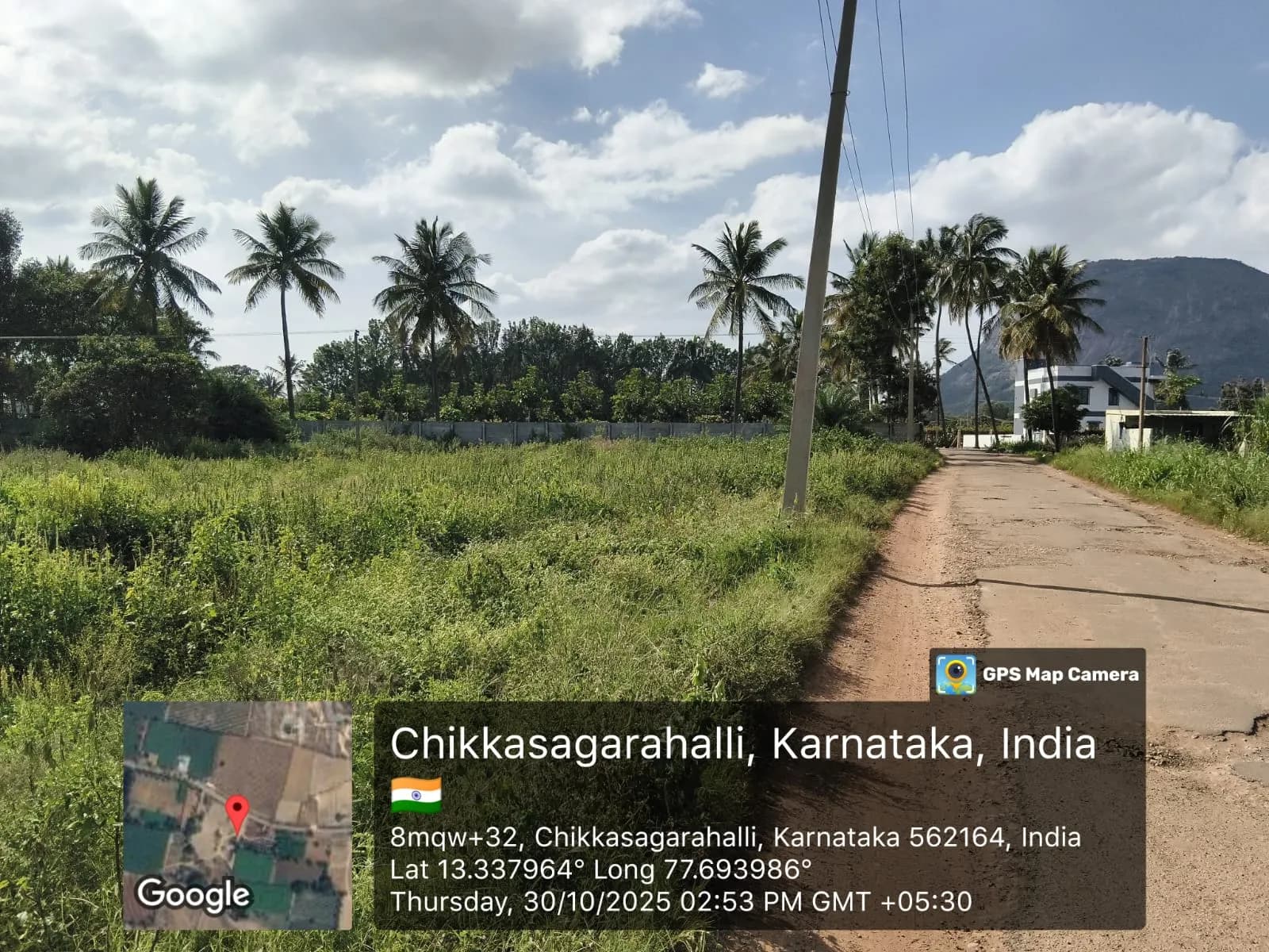 Brush Strokes By MH: Site photo filed with Karnataka RERA