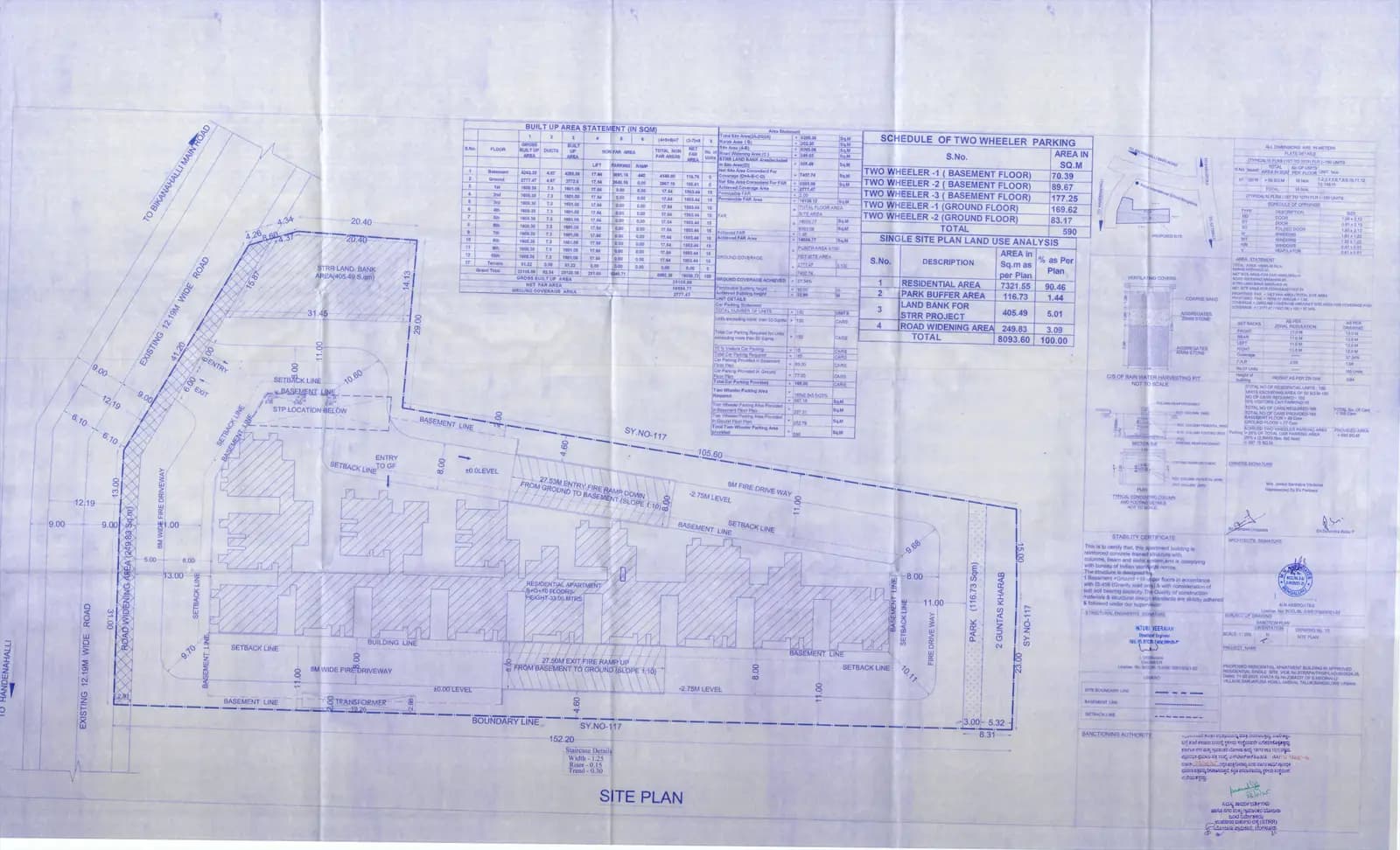 Jankal Stellar Heights: Approved Building Plan (filed with Karnataka RERA)