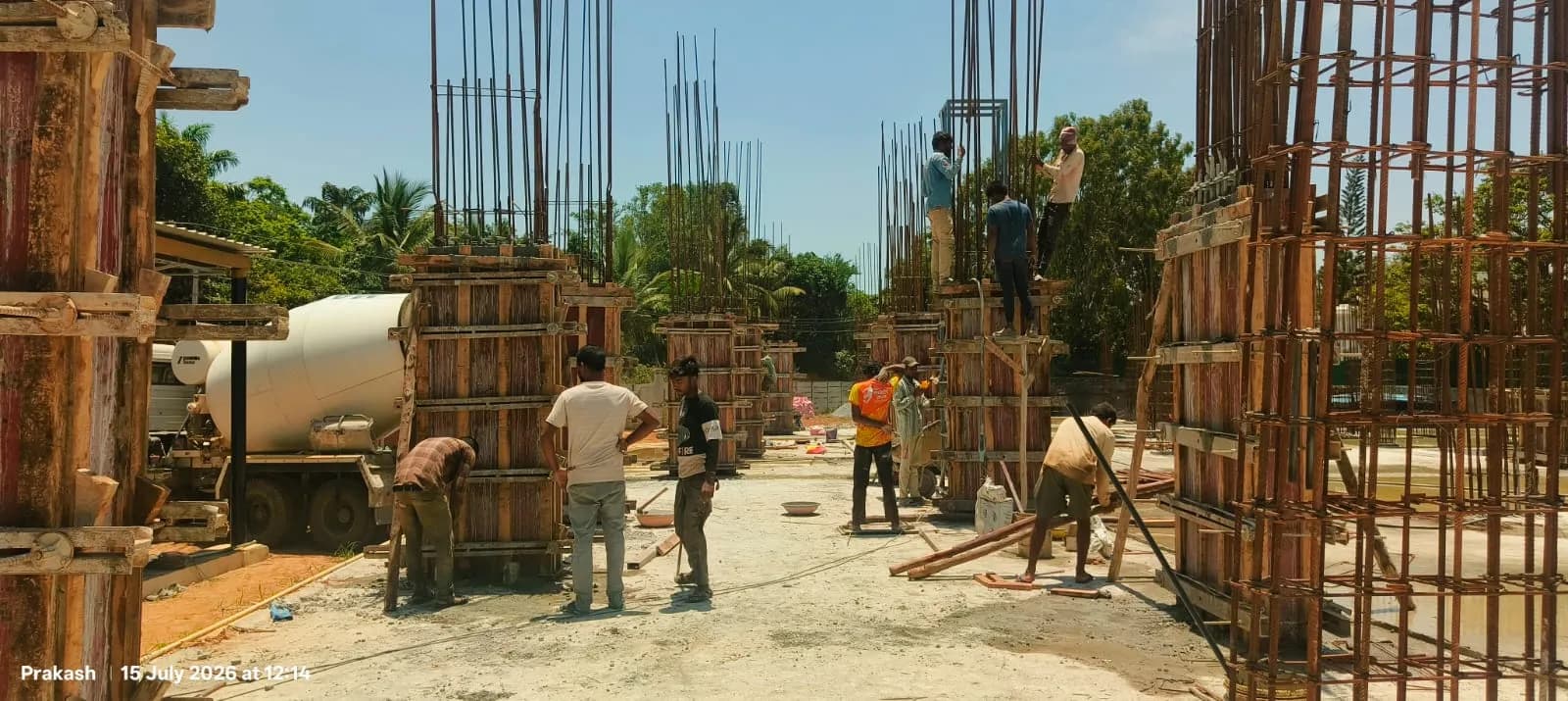 Jankal Stellar Heights: Site photo filed with Karnataka RERA