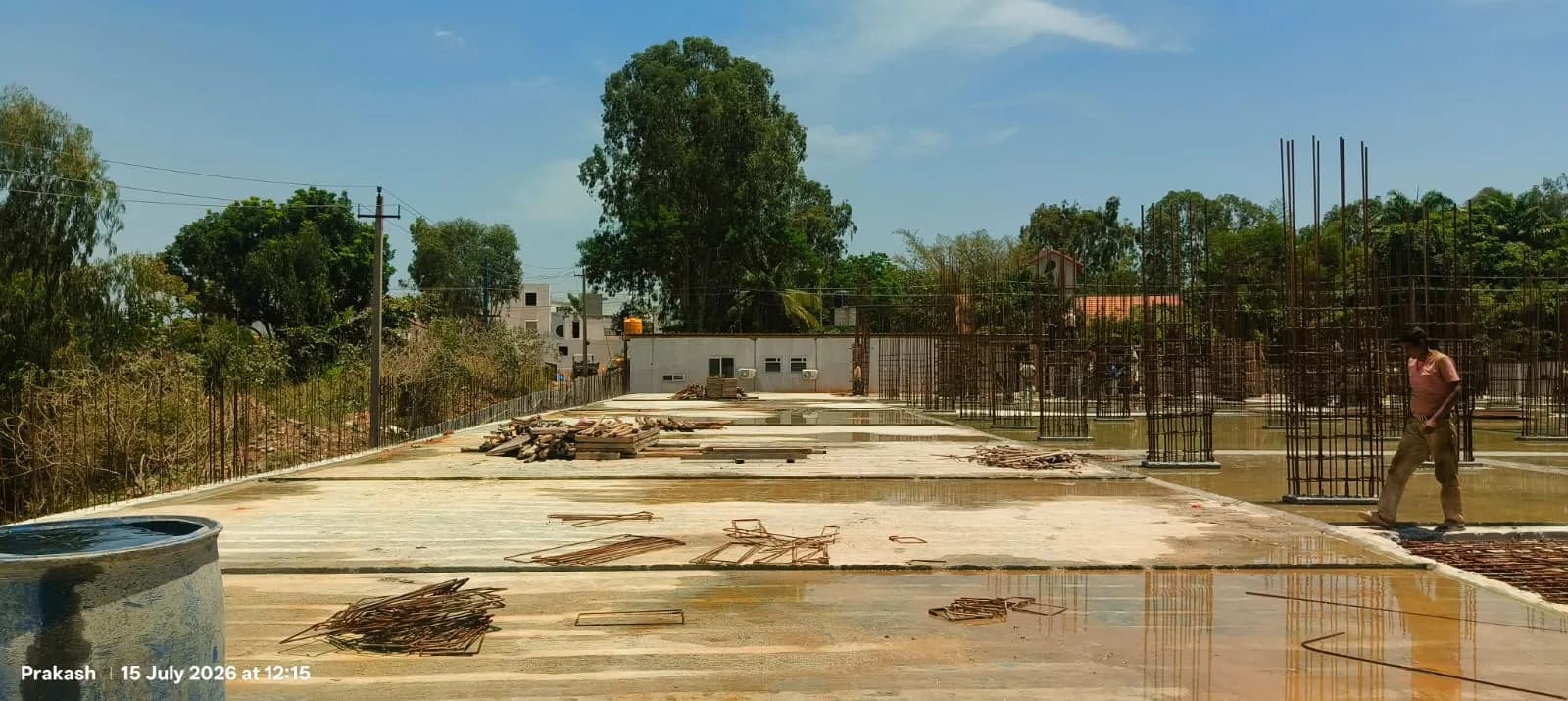 Jankal Stellar Heights: Site photo filed with Karnataka RERA