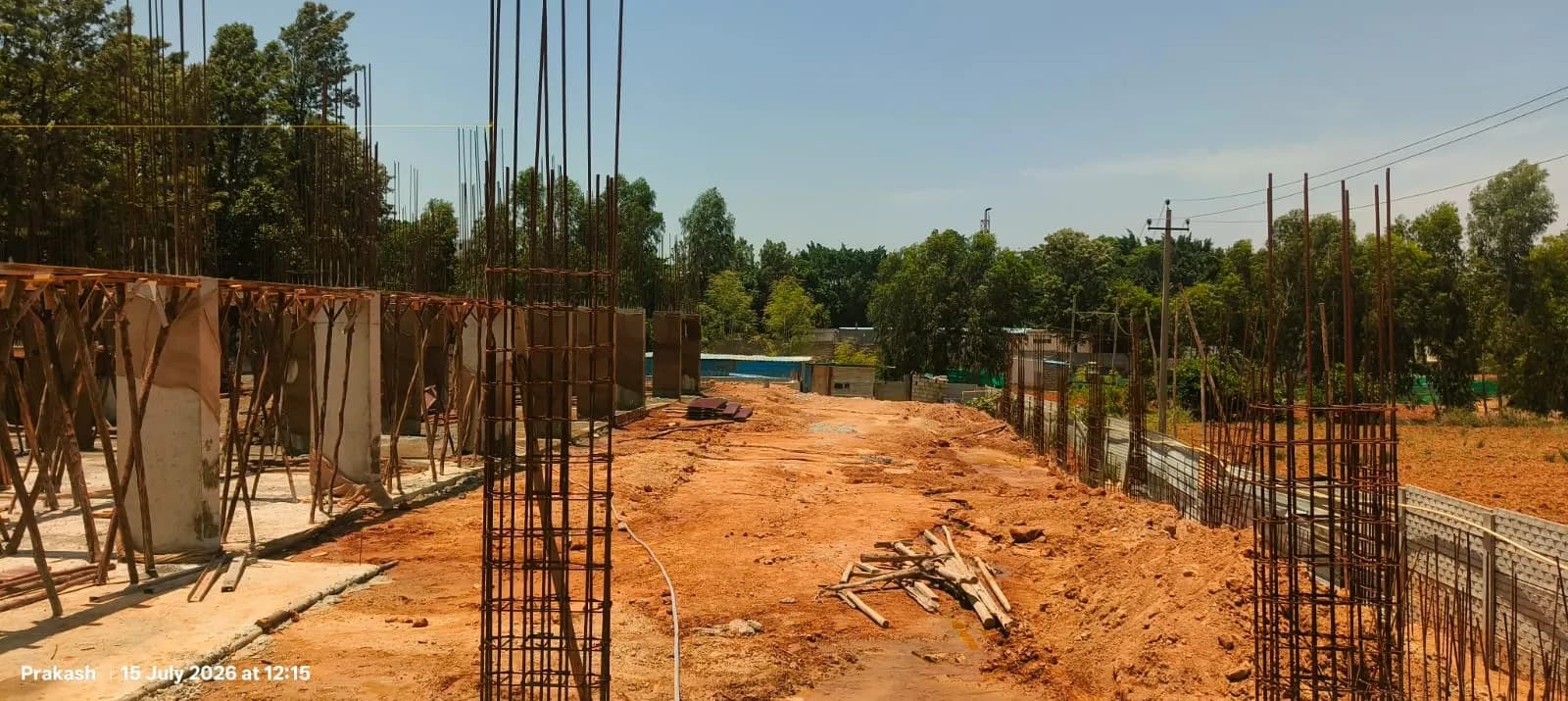 Jankal Stellar Heights: Site photo filed with Karnataka RERA