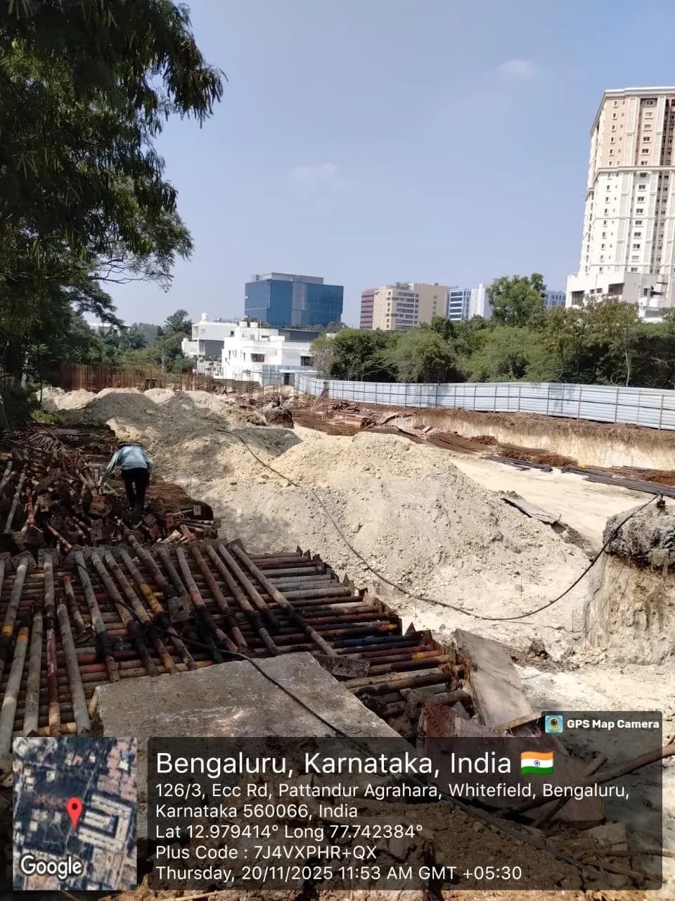 Axis Ekatva: Site photo filed with Karnataka RERA