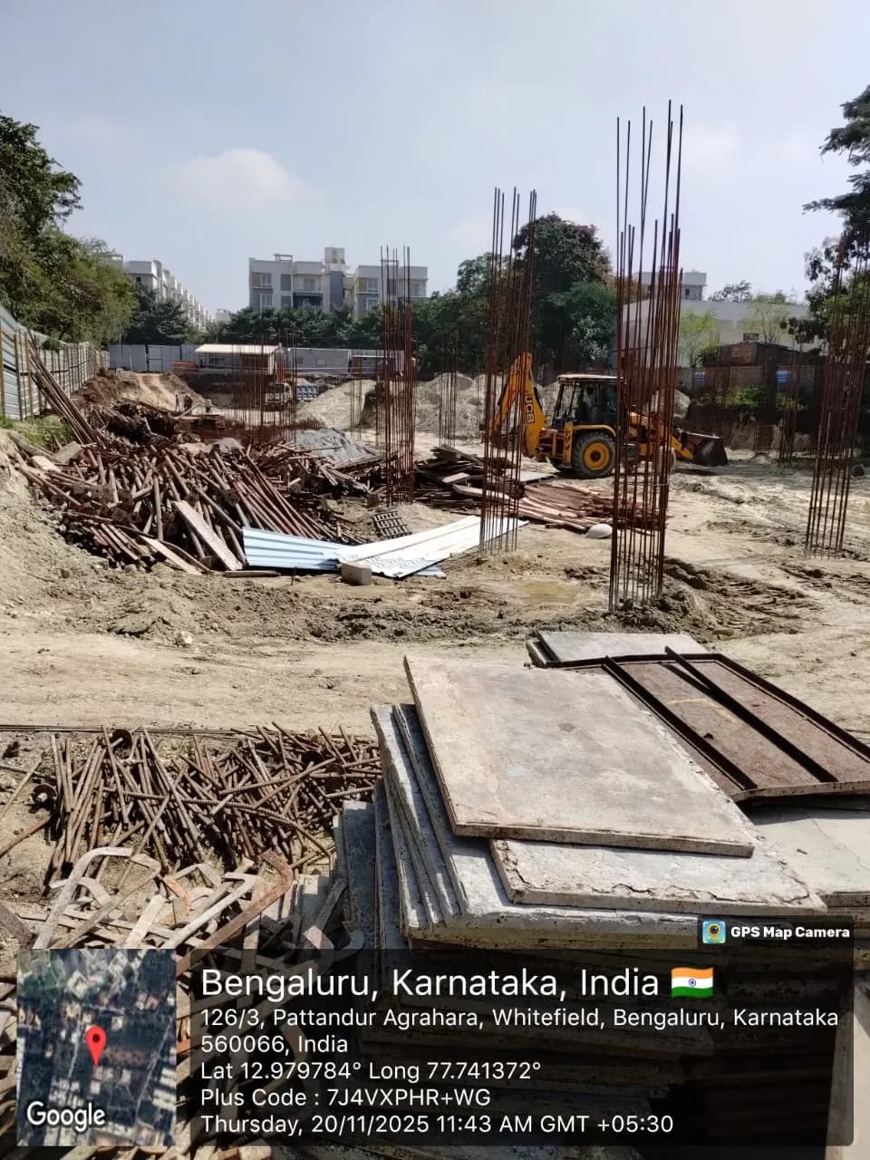 Axis Ekatva: Site photo filed with Karnataka RERA