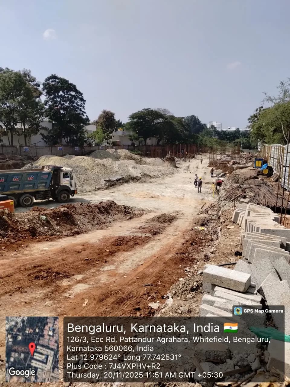 Axis Ekatva: Site photo filed with Karnataka RERA