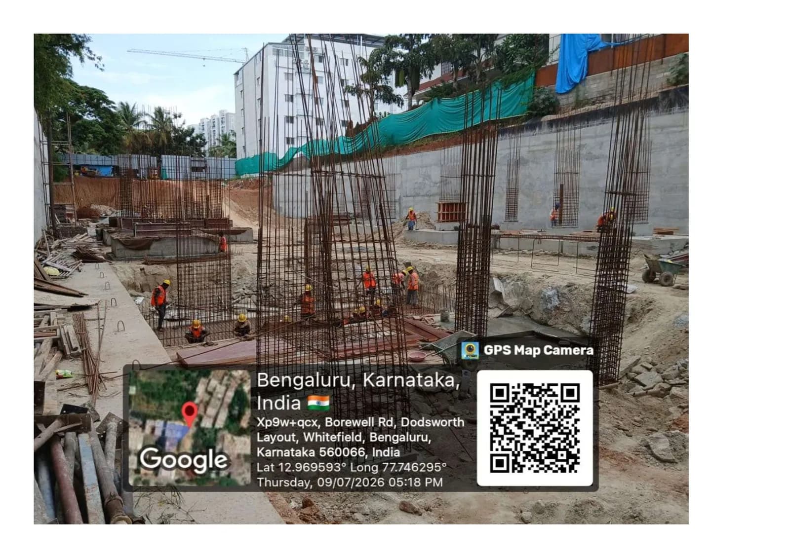 Reflections 66: Site photo filed with Karnataka RERA