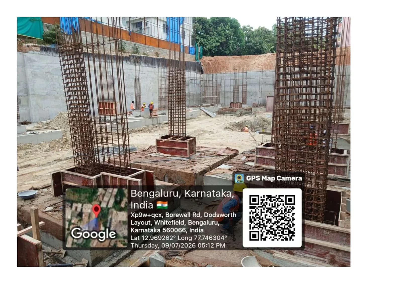 Reflections 66: Site photo filed with Karnataka RERA