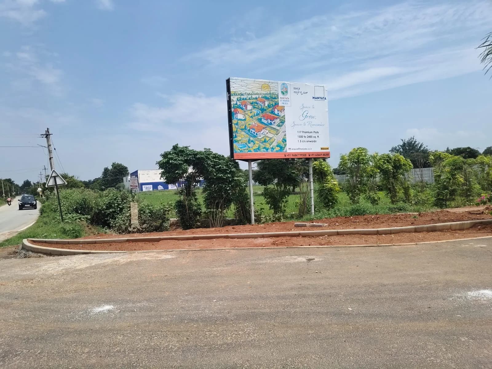 Summer Skies: Site photo filed with Karnataka RERA