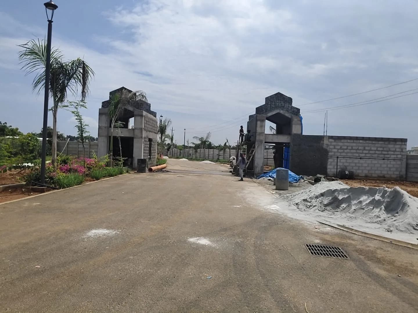 Summer Skies: Site photo filed with Karnataka RERA