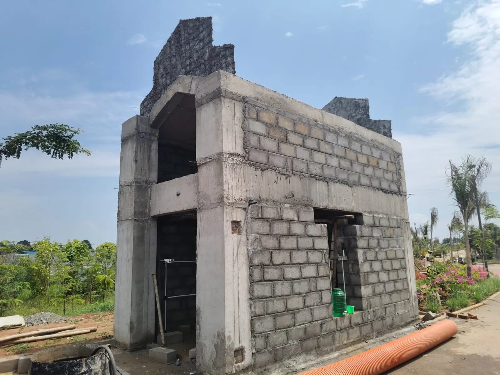 Summer Skies: Site photo filed with Karnataka RERA