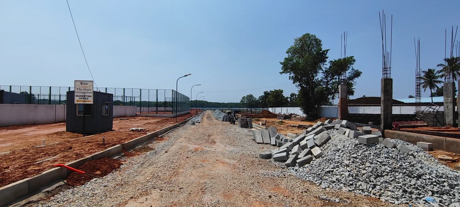 Under The Stars: Site photo filed with Karnataka RERA