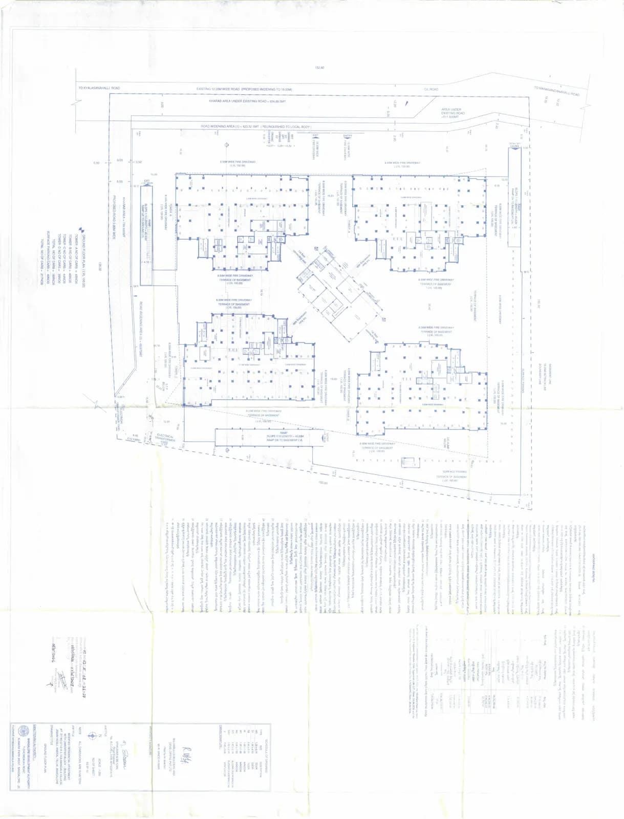 Habulus Tranquil: GROUND FLOOR PLAN (filed with Karnataka RERA)