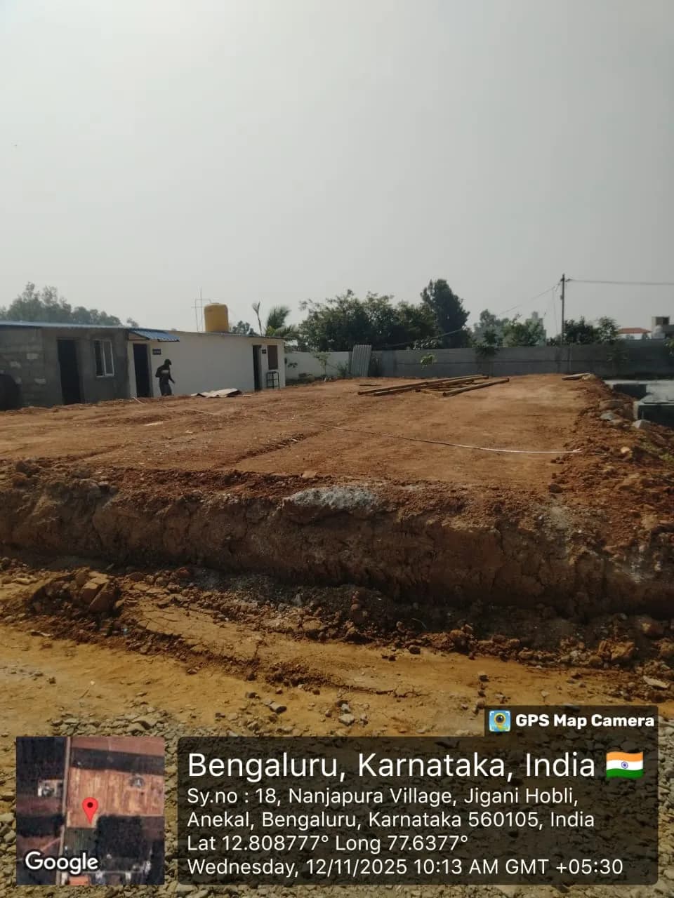 Evershine StonePark: Site photo filed with Karnataka RERA