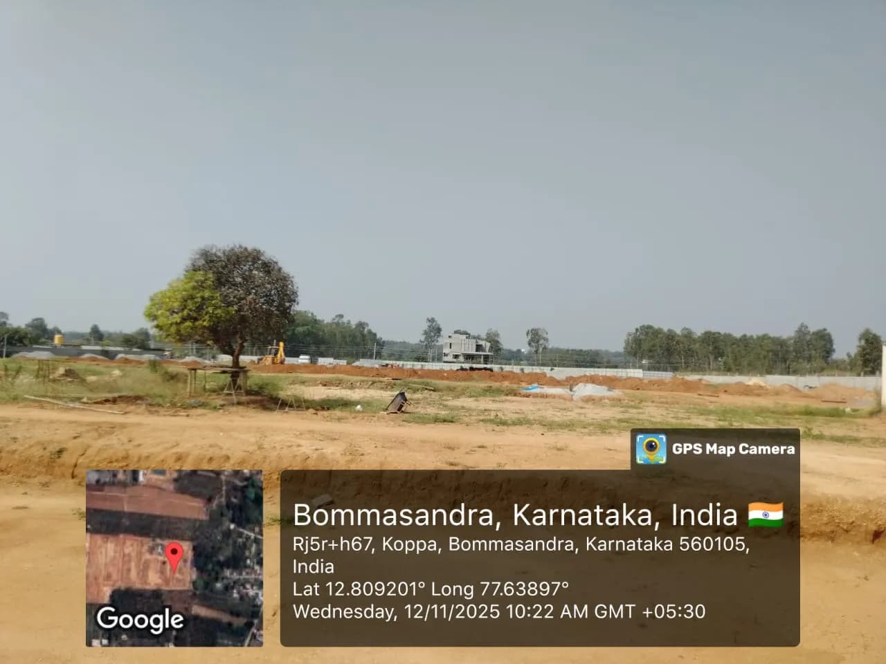Evershine StonePark: Site photo filed with Karnataka RERA