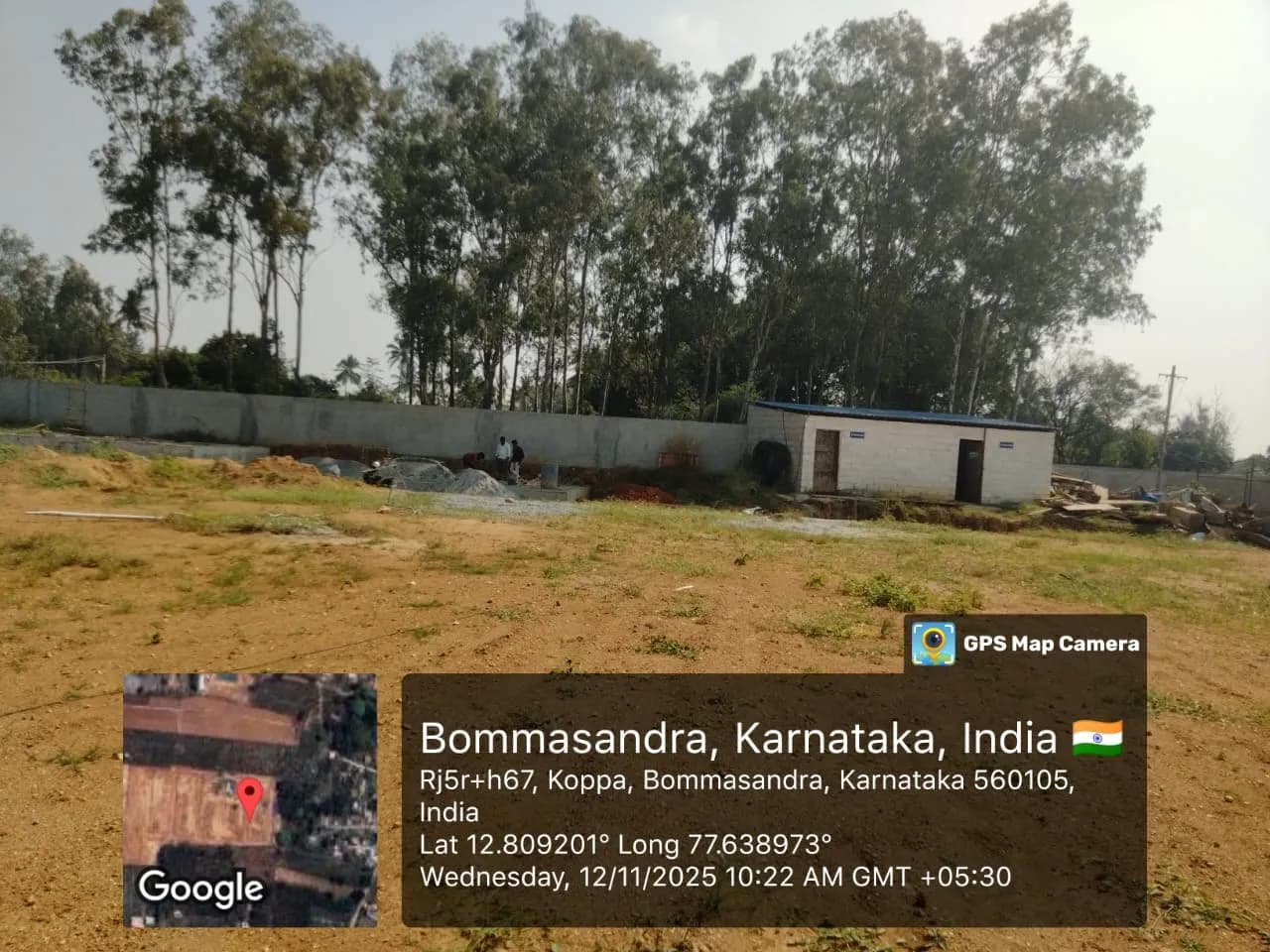 Evershine StonePark: Site photo filed with Karnataka RERA