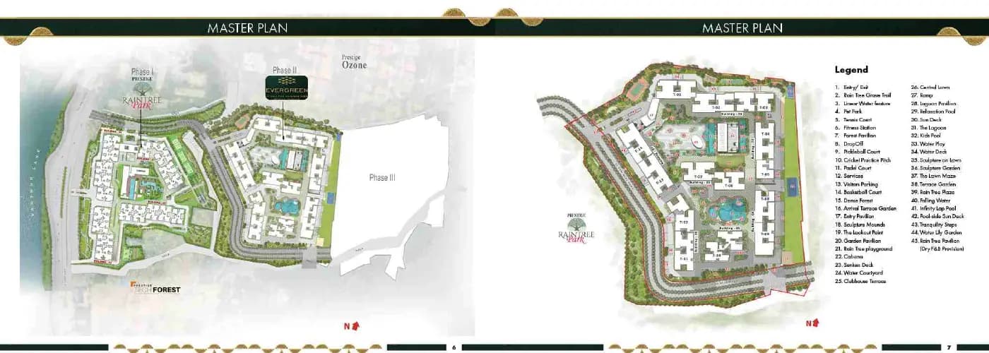 Evergreen @ Prestige Raintree Park: Brochure, page 4 (filed with Karnataka RERA)