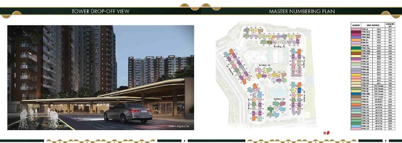 Evergreen @ Prestige Raintree Park: Brochure, page 5 (filed with Karnataka RERA)