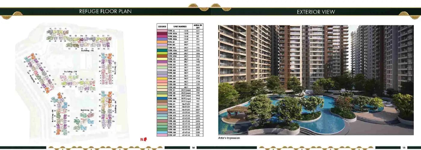Evergreen @ Prestige Raintree Park: Brochure, page 8 (filed with Karnataka RERA)