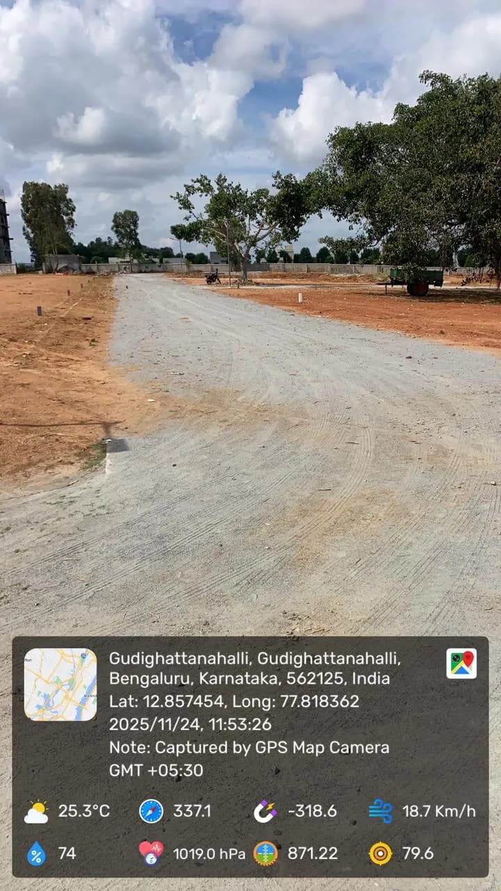 Ayana Woods: Site photo filed with Karnataka RERA