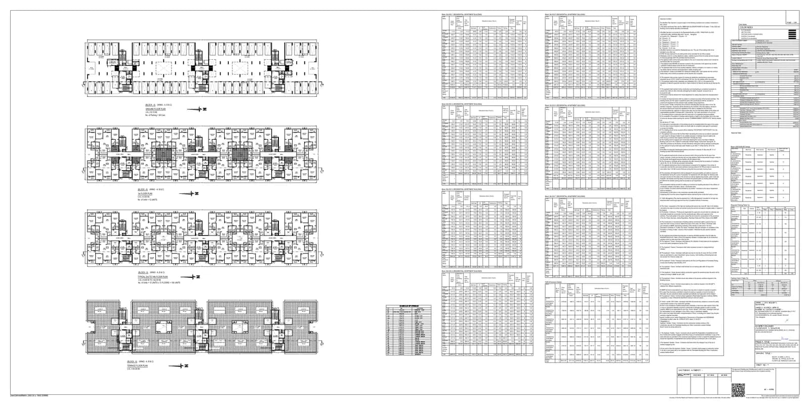 Adarsh Parkland Phase 2: PRJ_0748_25-26[modified plan 191125]-16 - FLOOR PLAN - BLK -6.pdf (filed with Karnataka RERA)