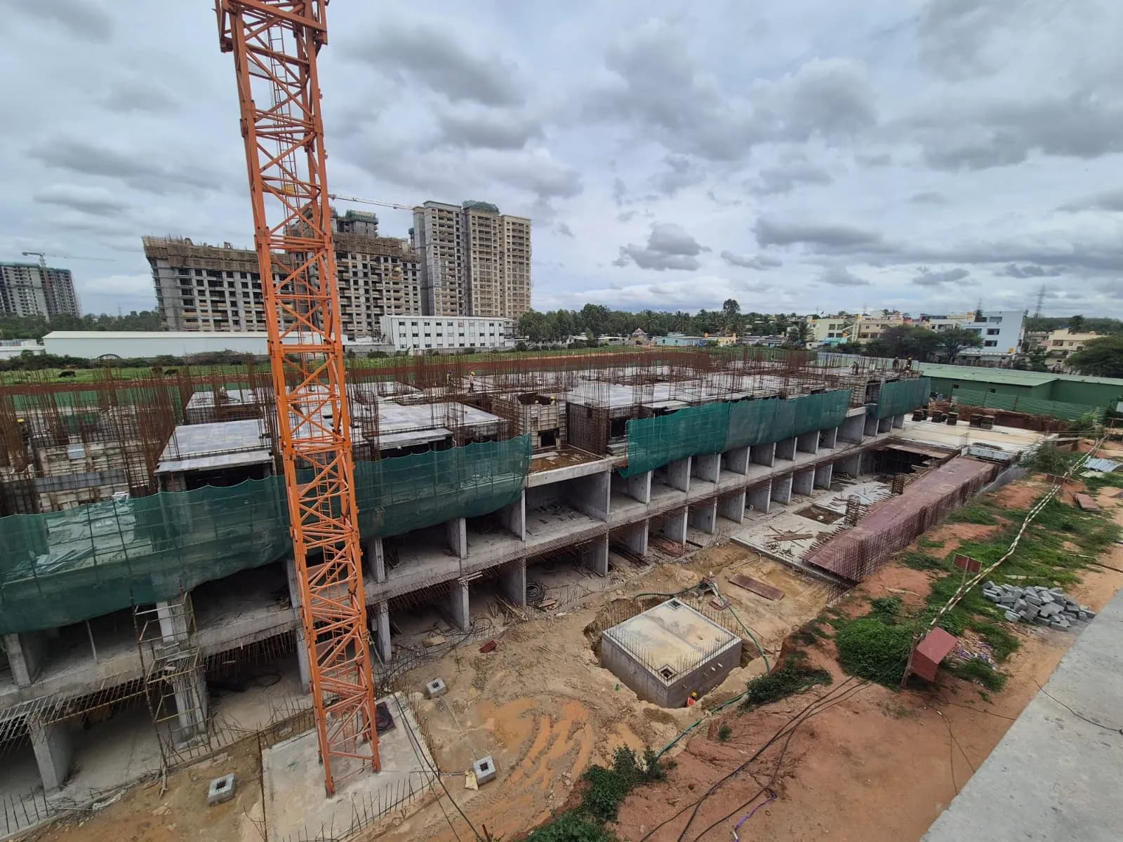 Adarsh Parkland Phase 2: Site photo filed with Karnataka RERA