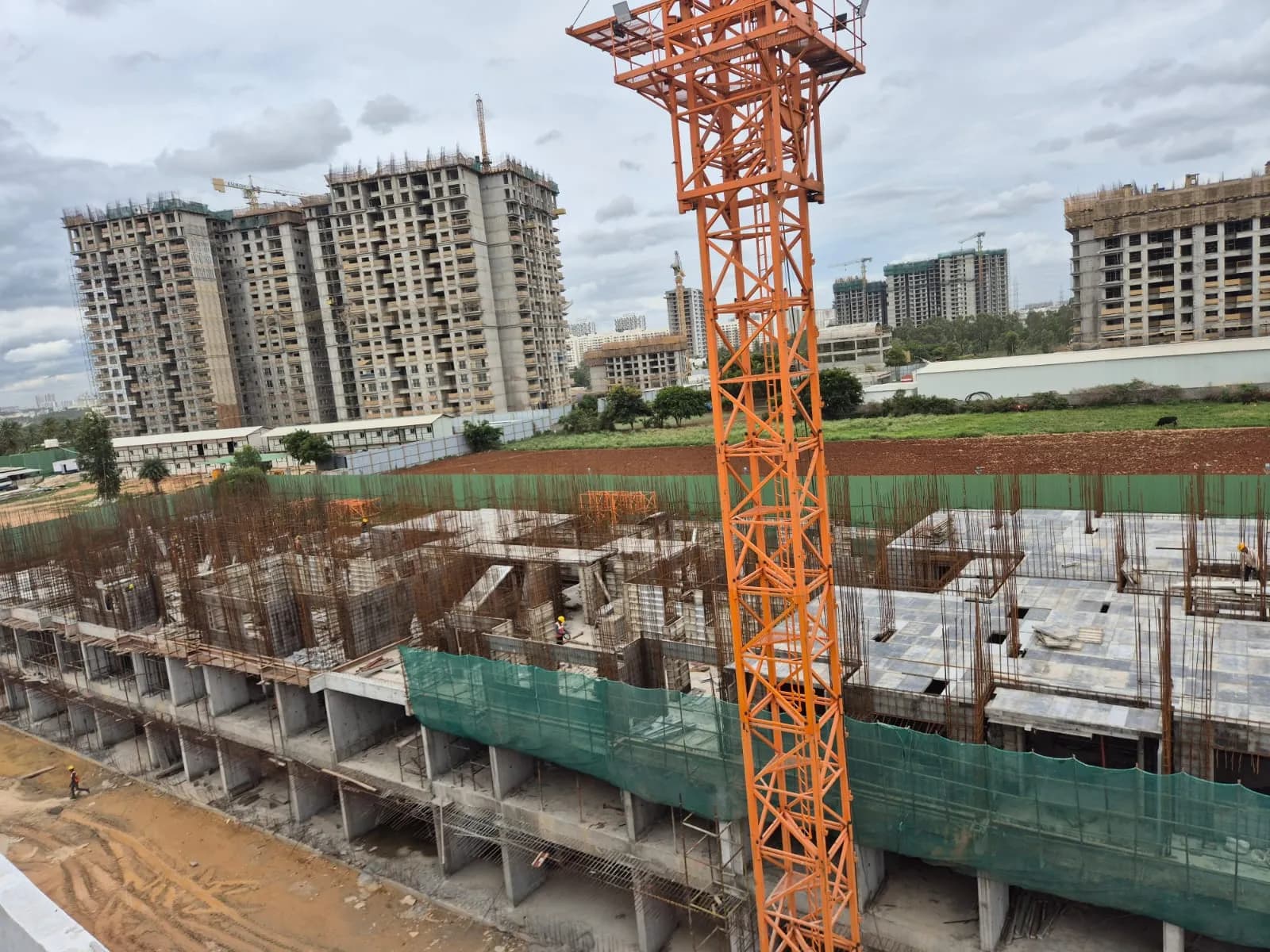 Adarsh Parkland Phase 2: Site photo filed with Karnataka RERA