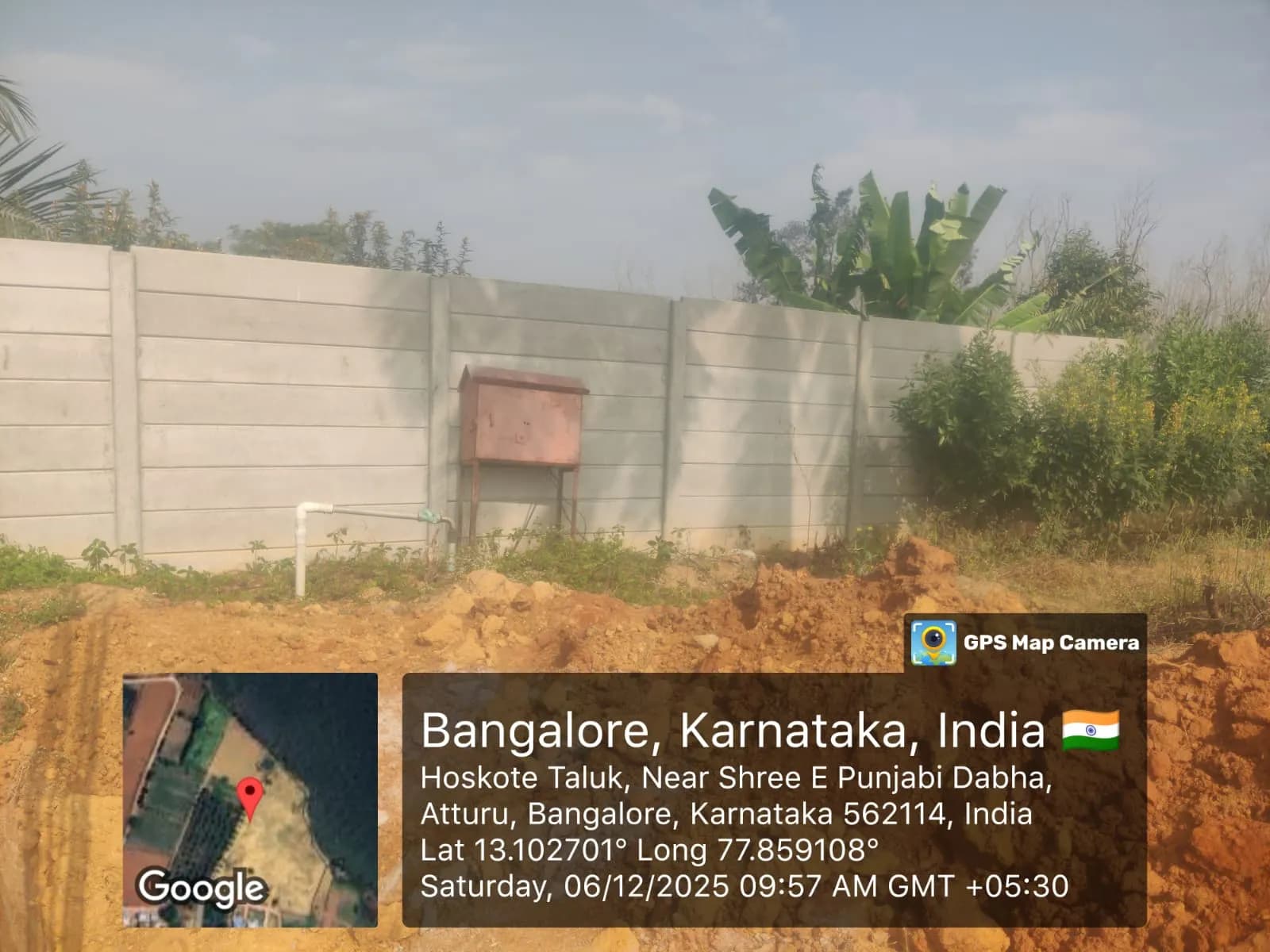 VR Dyavaiah Enclave: Site photo filed with Karnataka RERA