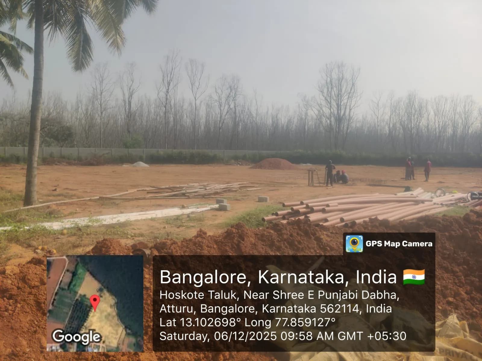 VR Dyavaiah Enclave: Site photo filed with Karnataka RERA