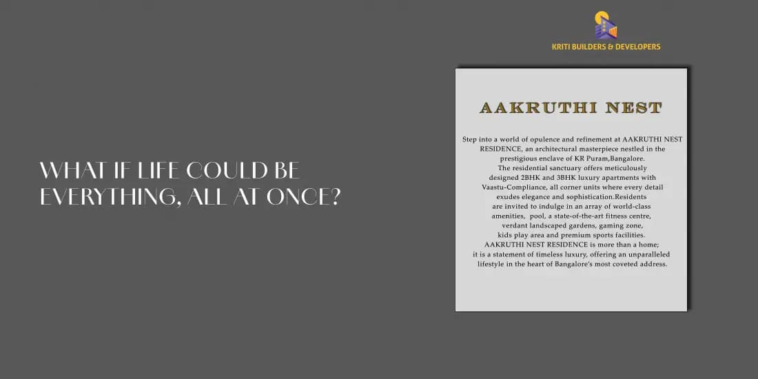 Aakruthi Nest: Brochure, page 2 (filed with Karnataka RERA)